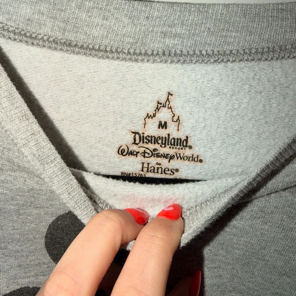 Vintage Disneyland Resort Gray Sweatshirt with Mickey Mouse - Picture 3 of 3